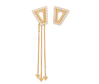 Orecchini Valentina Ferragni Donna in Argento Zircone DVF-OR-PE8 - DVF-OR-PE8